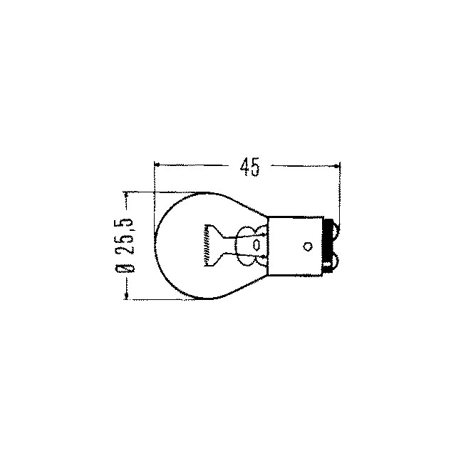 Ampoules 12V 21W/5W Boite de 10 référence fournisseur 1224485